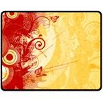 Design Art (design 6) Double Sided Fleece Blanket (Medium)