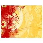 Design Art (design 6) Double Sided Flano Blanket (Medium)