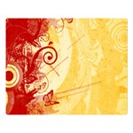 Design Art (design 6) Double Sided Flano Blanket (Large)