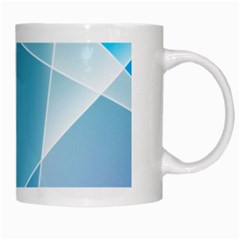 Blue Lights White Mug from ArtsNow.com Right