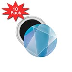 Blue Lights 1.75  Magnet (10 pack) 