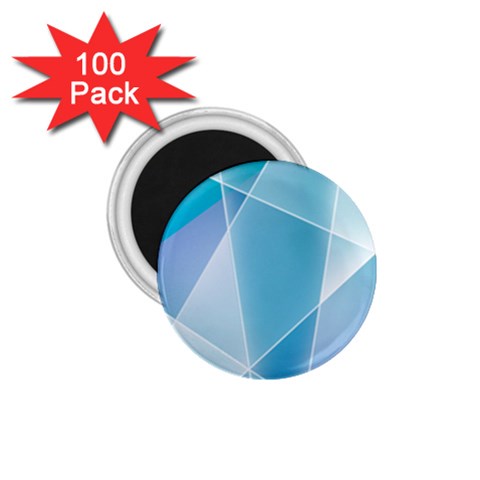 Blue Lights 1.75  Magnet (100 pack)  from ArtsNow.com Front