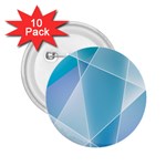 Blue Lights 2.25  Button (10 pack)