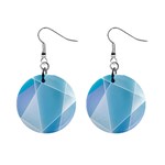 Blue Lights 1  Button Earrings