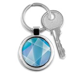 Blue Lights Key Chain (Round)