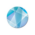 Blue Lights Magnet 3  (Round)