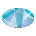 Blue Lights Magnet (Oval)