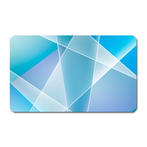 Blue Lights Magnet (Rectangular) from ArtsNow.com Front