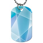 Blue Lights Dog Tag (One Side)