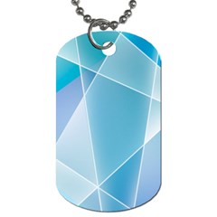 Blue Lights Dog Tag (Two Sides) from ArtsNow.com Front