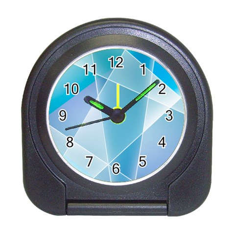 Blue Lights Travel Alarm Clock from ArtsNow.com Front