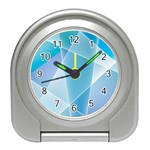 Blue Lights Travel Alarm Clock