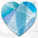 Blue Lights Jigsaw Puzzle (Heart)