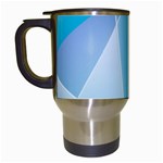 Blue Lights Travel Mug (White)