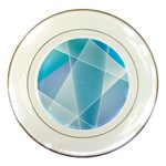 Blue Lights Porcelain Plate