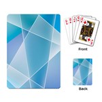 Blue Lights Playing Cards Single Design