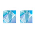 Blue Lights Cufflinks (Square)