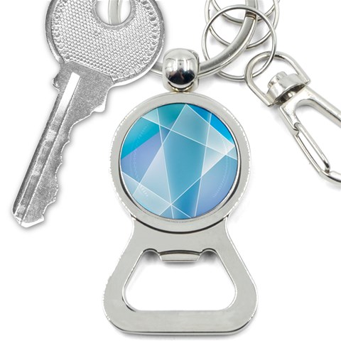 Blue Lights Bottle Opener Key Chain from ArtsNow.com Front