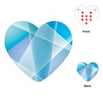 Blue Lights Playing Cards (Heart)