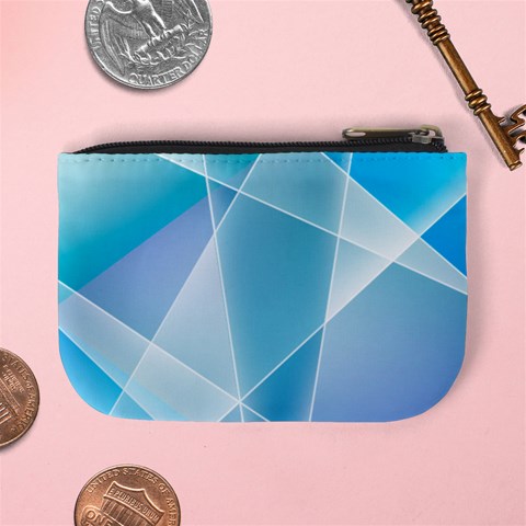 Blue Lights Mini Coin Purse from ArtsNow.com Back