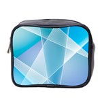 Blue Lights Mini Toiletries Bag (Two Sides)