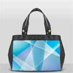 Blue Lights Oversize Office Handbag