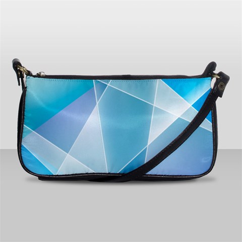 Blue Lights Shoulder Clutch Bag from ArtsNow.com Front