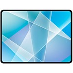 Blue Lights Fleece Blanket (Large)