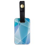 Blue Lights Luggage Tag (one side)