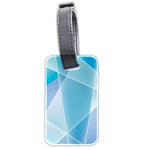 Blue Lights Luggage Tag (two sides) from ArtsNow.com Front