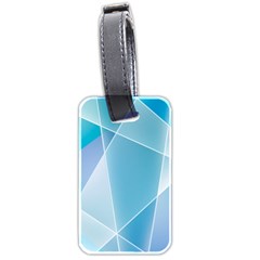 Blue Lights Luggage Tag (two sides) from ArtsNow.com Front