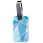 Blue Lights Luggage Tag (two sides)