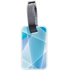 Blue Lights Luggage Tag (two sides) from ArtsNow.com Back