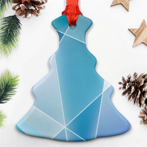 Blue Lights Ornament (Christmas Tree)  from ArtsNow.com Front