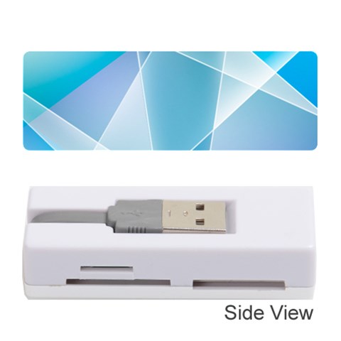 Blue Lights Memory Card Reader (Stick) from ArtsNow.com Front