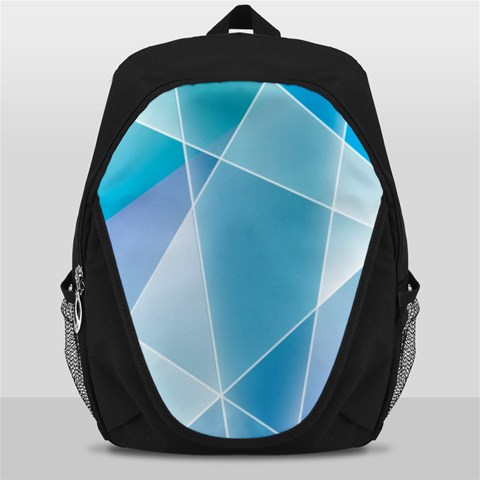 Blue Lights Backpack Bag from ArtsNow.com Front