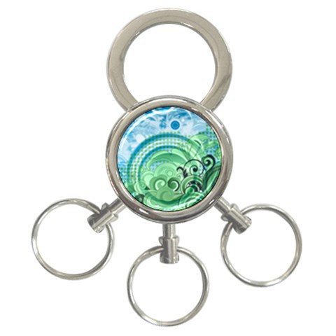 Blue Green Circle Design 3 Front