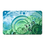 Blue Green Circle Design Magnet (Rectangular)