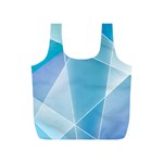 Blue Lights Full Print Recycle Bag (S)