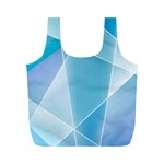 Blue Lights Full Print Recycle Bag (M)