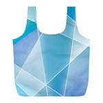 Blue Lights Full Print Recycle Bag (L)