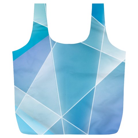 Blue Lights Full Print Recycle Bag (XL) from ArtsNow.com Front