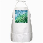 Blue Green Circle Design BBQ Apron