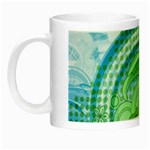 Blue Green Circle Design Night Luminous Mug