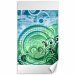 Blue Green Circle Design Canvas 40  x 72 