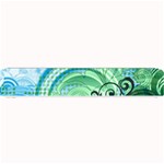 Blue Green Circle Design Small Bar Mat