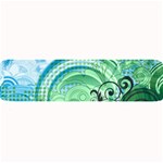 Blue Green Circle Design Large Bar Mat