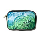 Blue Green Circle Design Coin Purse