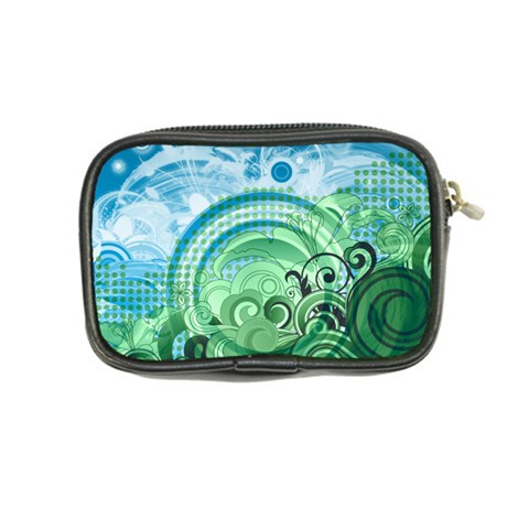 Blue Green Circle Design Coin Purse from ArtsNow.com Back