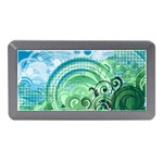 Blue Green Circle Design Memory Card Reader (Mini)